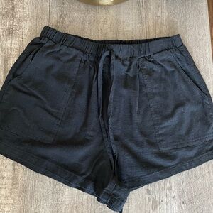 SHEIN Black High Waist Women's Shorts